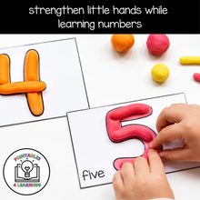 Load image into Gallery viewer, 0-20 Numbers Play Dough Task Cards