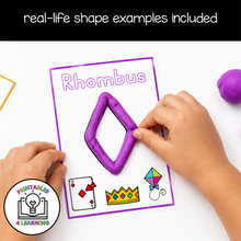 Load image into Gallery viewer, 2D Shapes Play Dough Task Cards