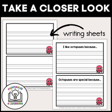 Load image into Gallery viewer, Octopus Cut and Paste Craft with Visual Directions