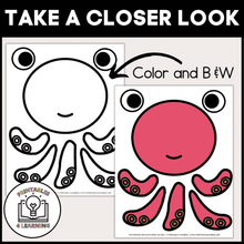Load image into Gallery viewer, Octopus Cut and Paste Craft with Visual Directions