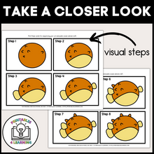 Load image into Gallery viewer, Pufferfish Cut and Paste Craft with Visual Directions