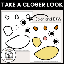 Load image into Gallery viewer, Pufferfish Cut and Paste Craft with Visual Directions