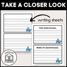 Load image into Gallery viewer, Whale Cut and Paste Craft with Visual Directions