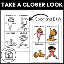 Load image into Gallery viewer, Yoga Cards for Kids: Dinosaur Poses