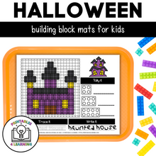 Load image into Gallery viewer, Halloween Building Brick Mats