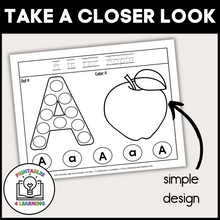 Load image into Gallery viewer, Alphabet Letters A to Z Dot Marker Printables