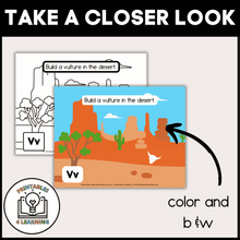 Load image into Gallery viewer, Animal Habitat Alphabet Playdough Mats