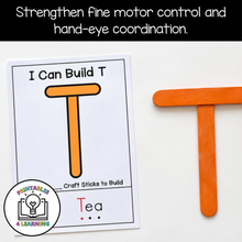 Load image into Gallery viewer, Alphabet Craft Stick Task Cards