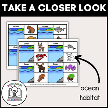 Load image into Gallery viewer, Animal Habitat Clip Cards