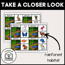 Load image into Gallery viewer, Animal Habitat Clip Cards