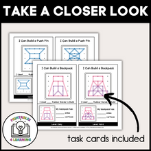 Load image into Gallery viewer, Back to School Geoboards | Task Cards and Full Mat Geoboard Activities