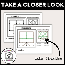 Load image into Gallery viewer, Back to School Geoboards | Task Cards and Full Mat Geoboard Activities