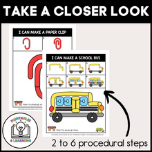 Load image into Gallery viewer, Back to School Playdough Mats with Procedural Images