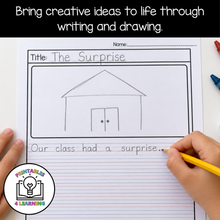 Load image into Gallery viewer, Back to School Editable Roll a Story Writing Prompts Pack