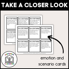 Load image into Gallery viewer, Bat Emotions Playdough Mats - Halloween SEL Activity & Emotion Playdough Mats