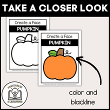 Load image into Gallery viewer, Halloween Build-a-Face Playdough Mats with Emotion Flashcards