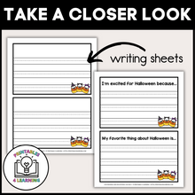 Load image into Gallery viewer, Halloween Candy Corn Cut and Paste Craft with Visual Directions