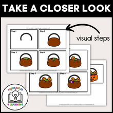 Load image into Gallery viewer, Halloween Candy Cut and Paste Craft with Visual Directions