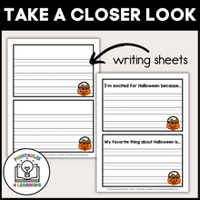 Load image into Gallery viewer, Halloween Candy Cut and Paste Craft with Visual Directions