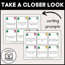 Load image into Gallery viewer, Christmas Writing and Drawing Prompts for Kids
