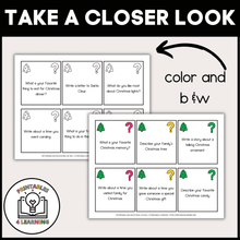 Load image into Gallery viewer, Christmas Writing and Drawing Prompts for Kids