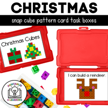Load image into Gallery viewer, Christmas Snap Cube Task Box