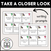 Load image into Gallery viewer, Cinco de Mayo Writing and Drawing Prompts for Kids