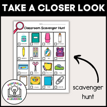 Load image into Gallery viewer, Classroom Scavenger Hunt Packet