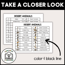 Load image into Gallery viewer, Who Am I? Headbands Game - Desert Animals Edition