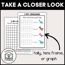 Load image into Gallery viewer, Dinosaur I Spy Packet