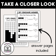 Load image into Gallery viewer, Dinosaur I Spy Packet