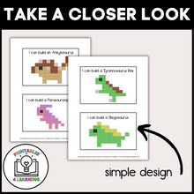 Load image into Gallery viewer, Dinosaur Snap Cube Task Box