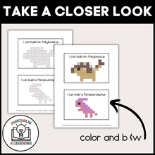 Load image into Gallery viewer, Dinosaur Snap Cube Task Box