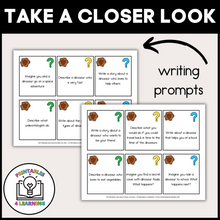 Load image into Gallery viewer, Dinosaur Writing and Drawing Prompts for Kids