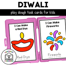 Load image into Gallery viewer, Diwali Playdough Task Cards | Holidays Around the World Activity