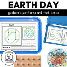 Load image into Gallery viewer, Earth Day Geoboards | Task Cards and Full Mat Geoboard Activities