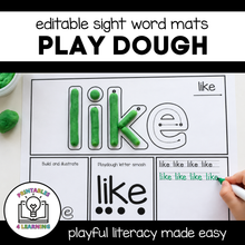 Load image into Gallery viewer, Editable Sight Words Play Dough Mats