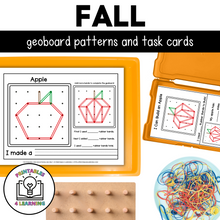 Load image into Gallery viewer, Fall Geoboards | Task Cards and Full Mat Geoboard Activities