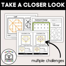 Load image into Gallery viewer, Fall Geoboards | Task Cards and Full Mat Geoboard Activities