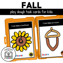Load image into Gallery viewer, Fall Playdough Task Cards | Fun and Easy Fall-Themed Playdough Activities