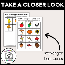 Load image into Gallery viewer, Fall Scavenger Hunt Packet