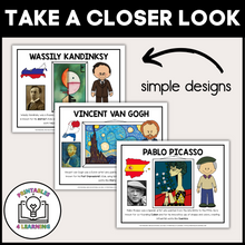 Load image into Gallery viewer, Printable Famous Artists Classroom Posters