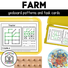 Load image into Gallery viewer, Farm Geoboards | Task Cards and Full Mat Geoboard Activities