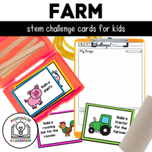 Load image into Gallery viewer, Farm STEM Challenge Cards