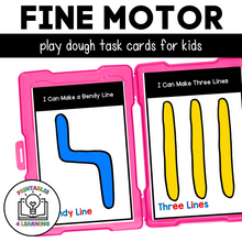 Load image into Gallery viewer, Fine Motor Skills Playdough Task Cards