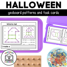 Load image into Gallery viewer, Halloween Geoboards | Task Cards and Full Mat Geoboard Activities