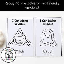 Load image into Gallery viewer, Halloween Play Dough Task Cards