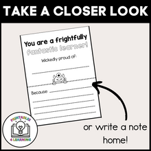 Load image into Gallery viewer, Halloween-Themed Positive Classroom Notes Home