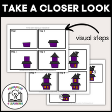 Load image into Gallery viewer, Halloween Haunted House Cut and Paste Craft with Visual Directions
