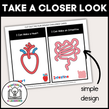 Load image into Gallery viewer, Human Anatomy Playdough Task Cards